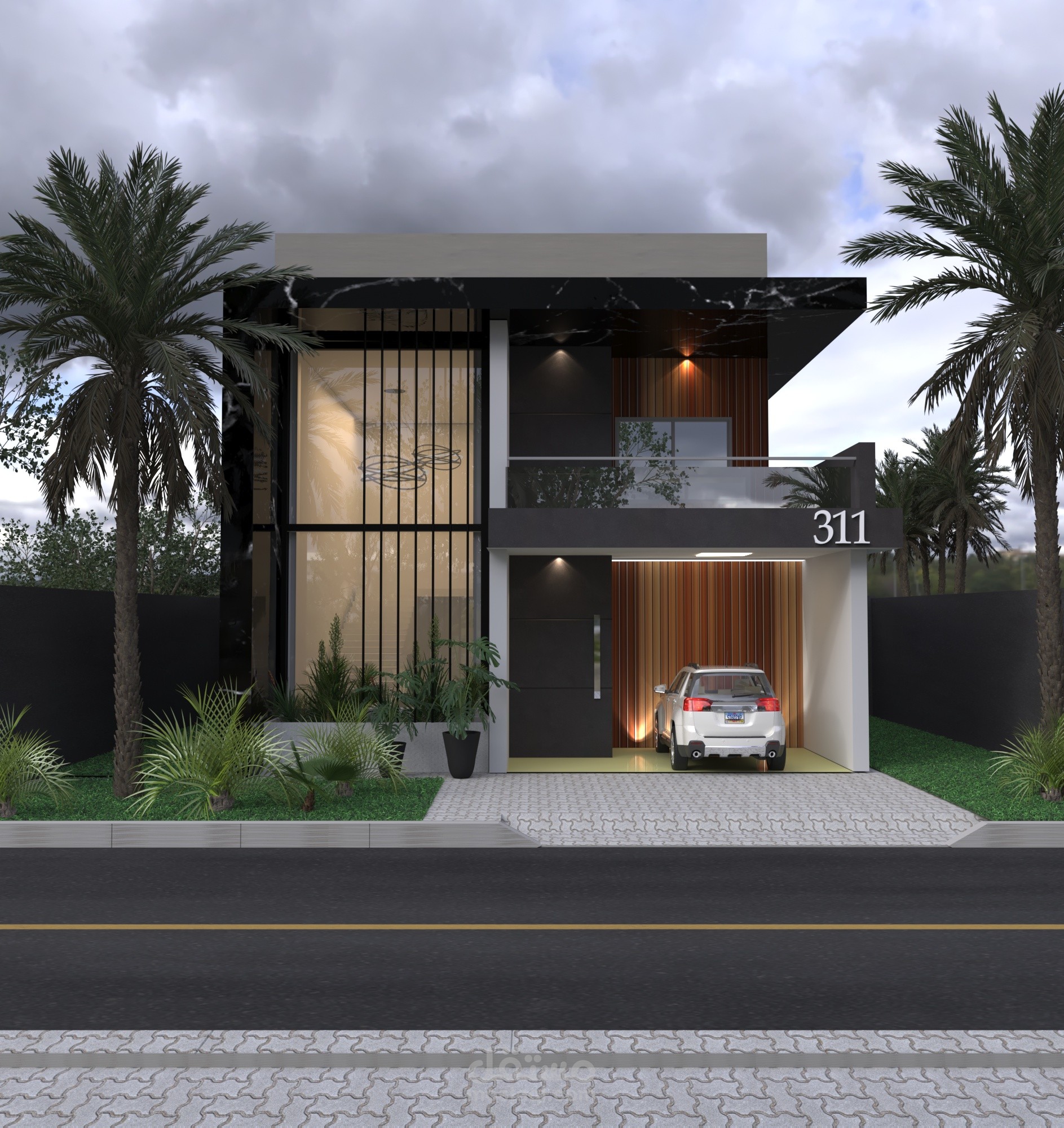 modern villa