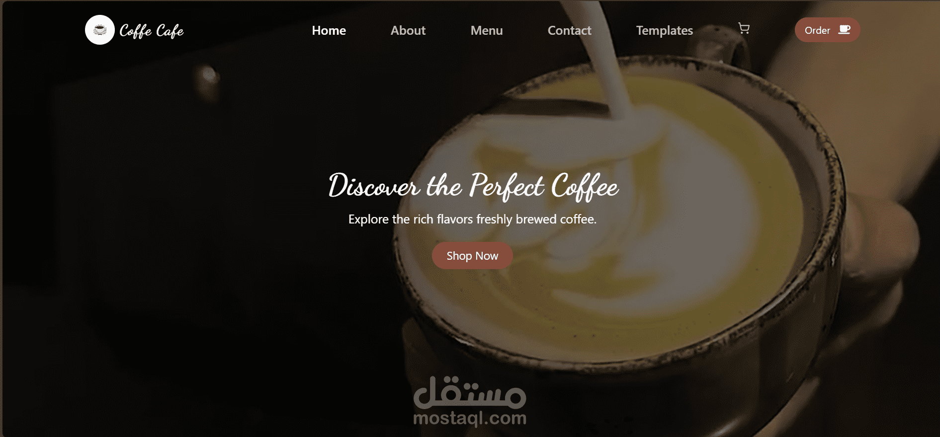 Coffee Cafe - A Modern Café Website