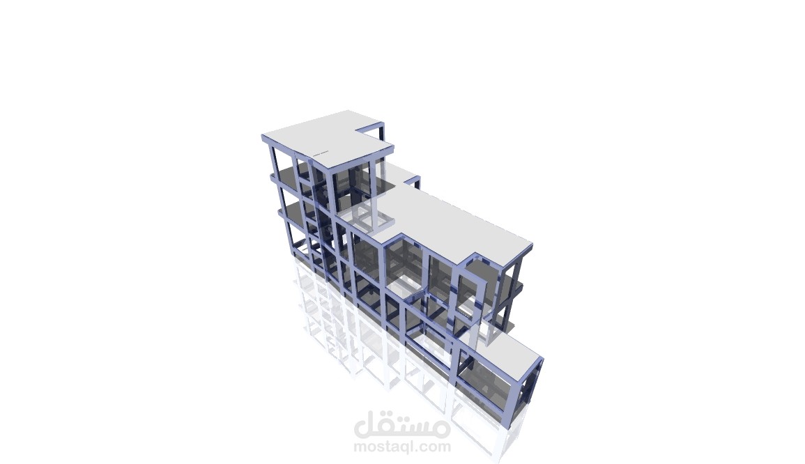 تصميم إنشائي لفيلا – ETABS & Revit وفق الكود السعودي