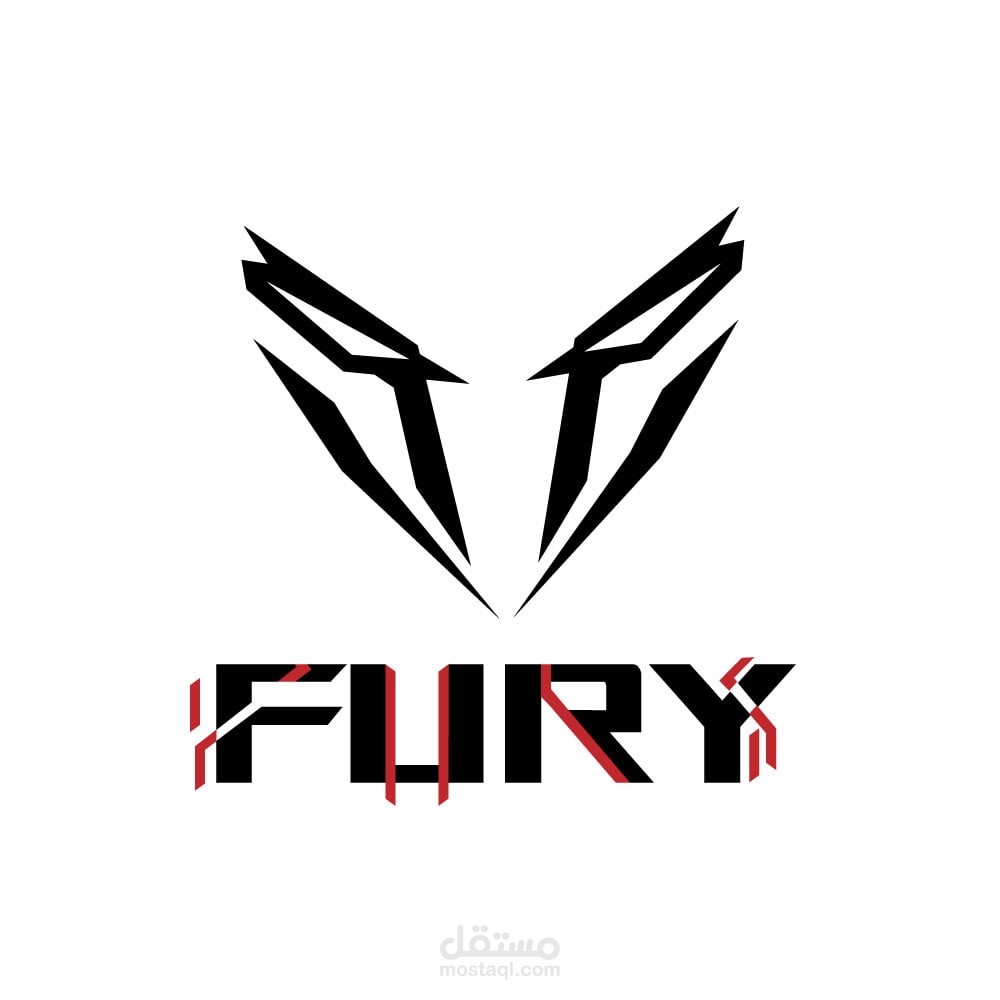 شعار لفريق fury esport