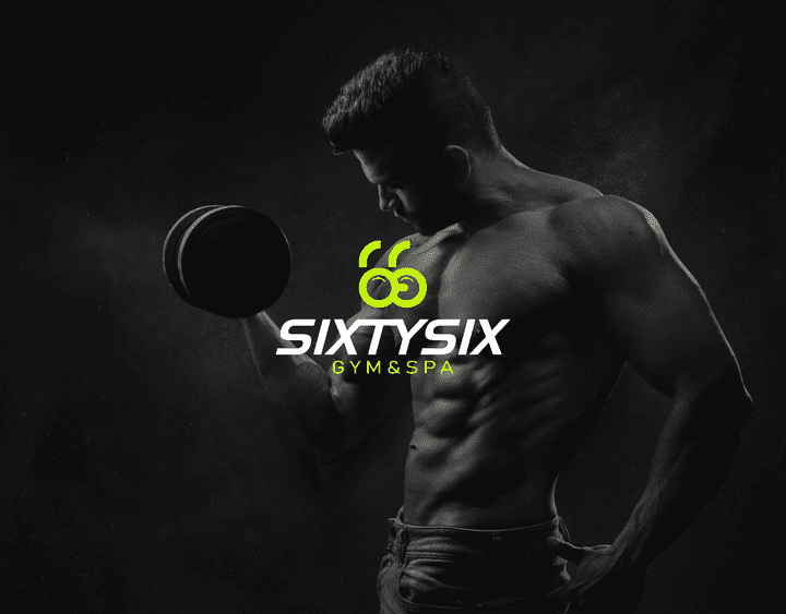 SIXTYSIX GYM LOGO | شعار لجيم 66