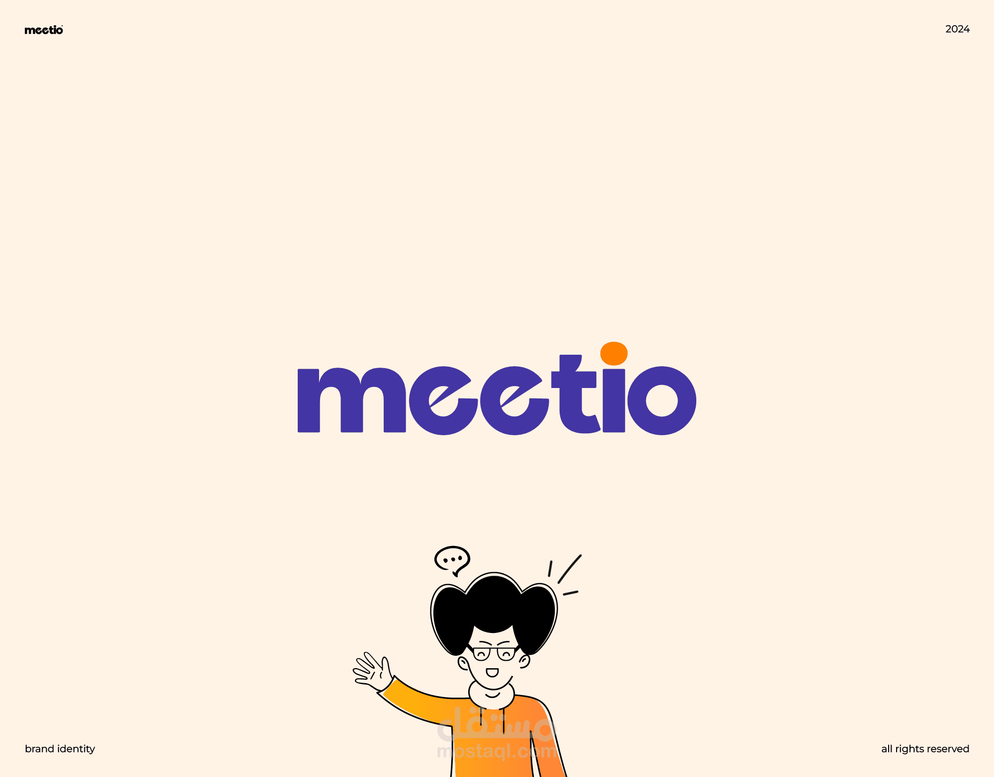 Meetio brand identity | هوية بصرية