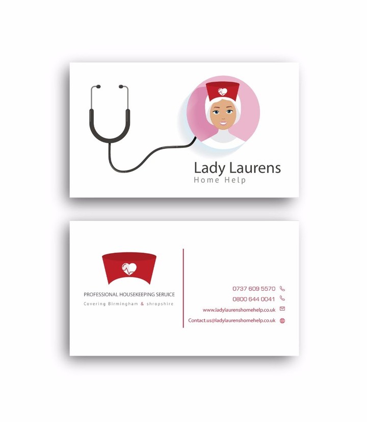 business card for nurse