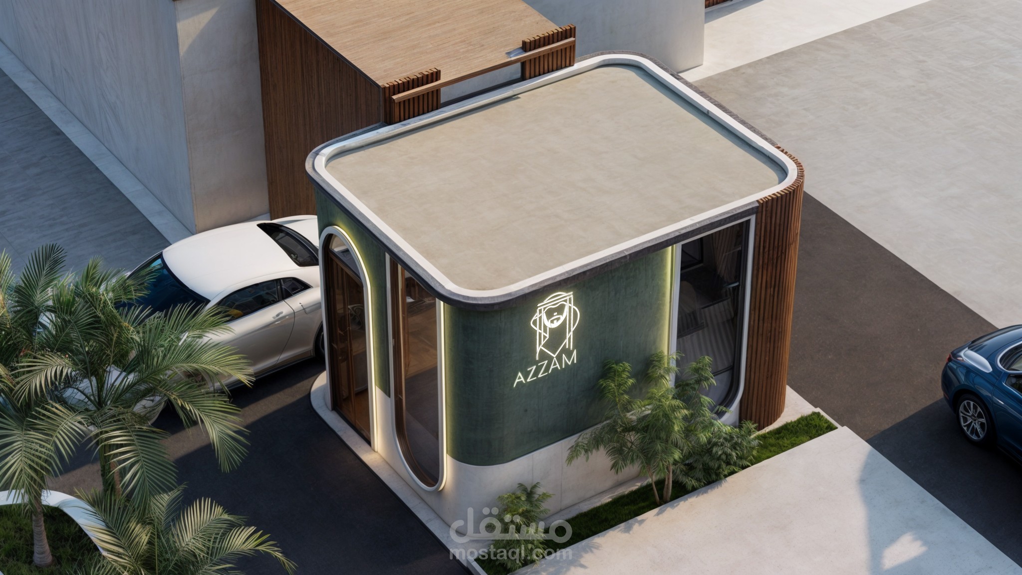design for a drive-thru درايف ثرو
