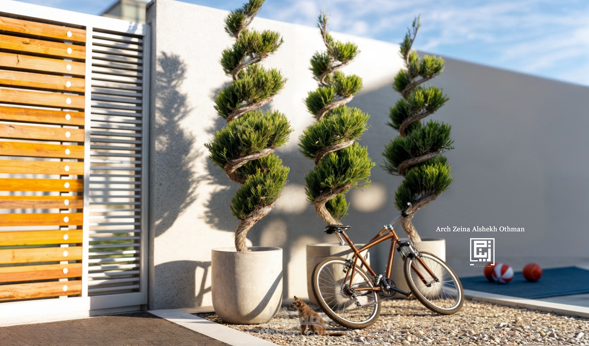 Villa garden design