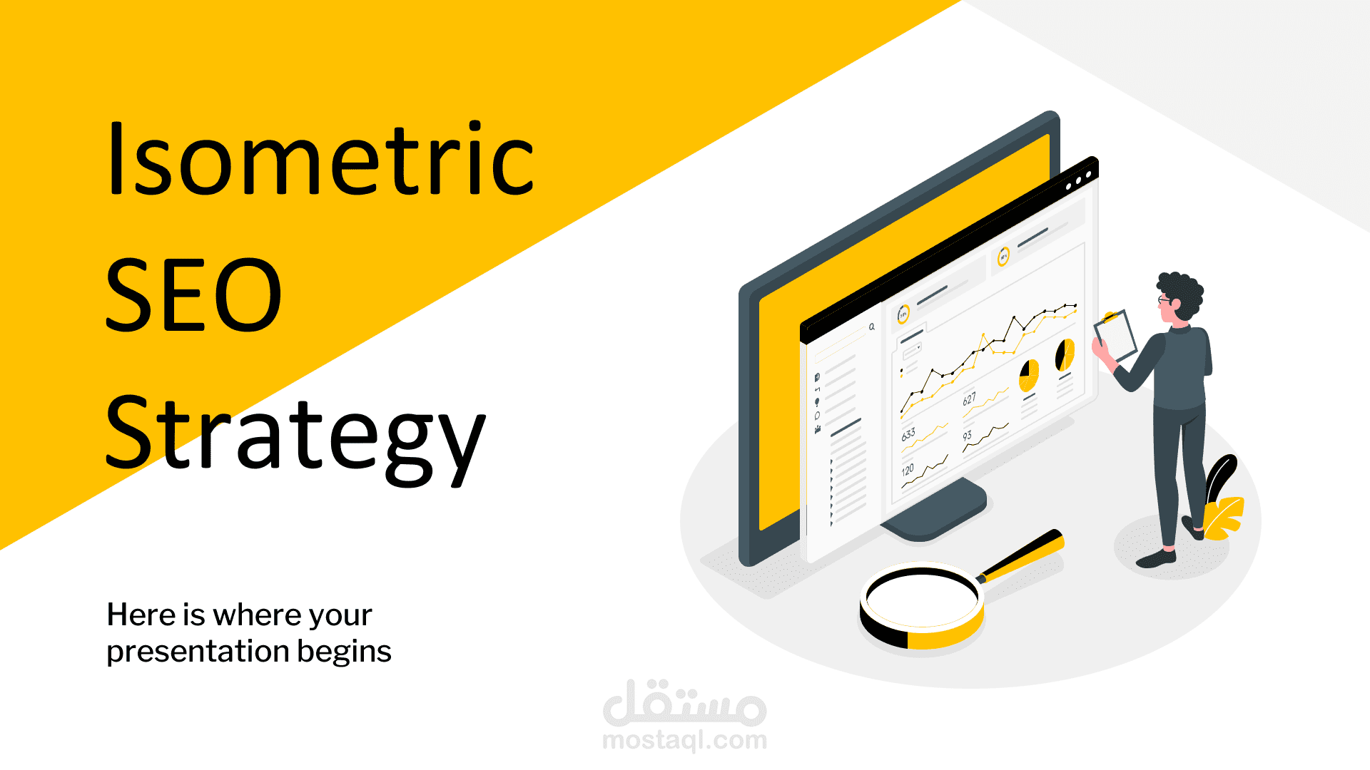 عرض تقديمي عن  Isometric seo stratega