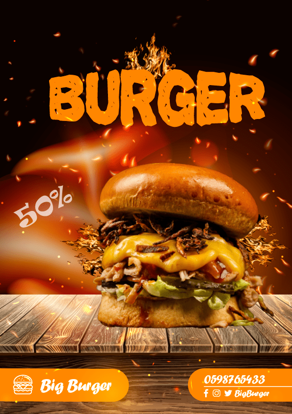 burger banner