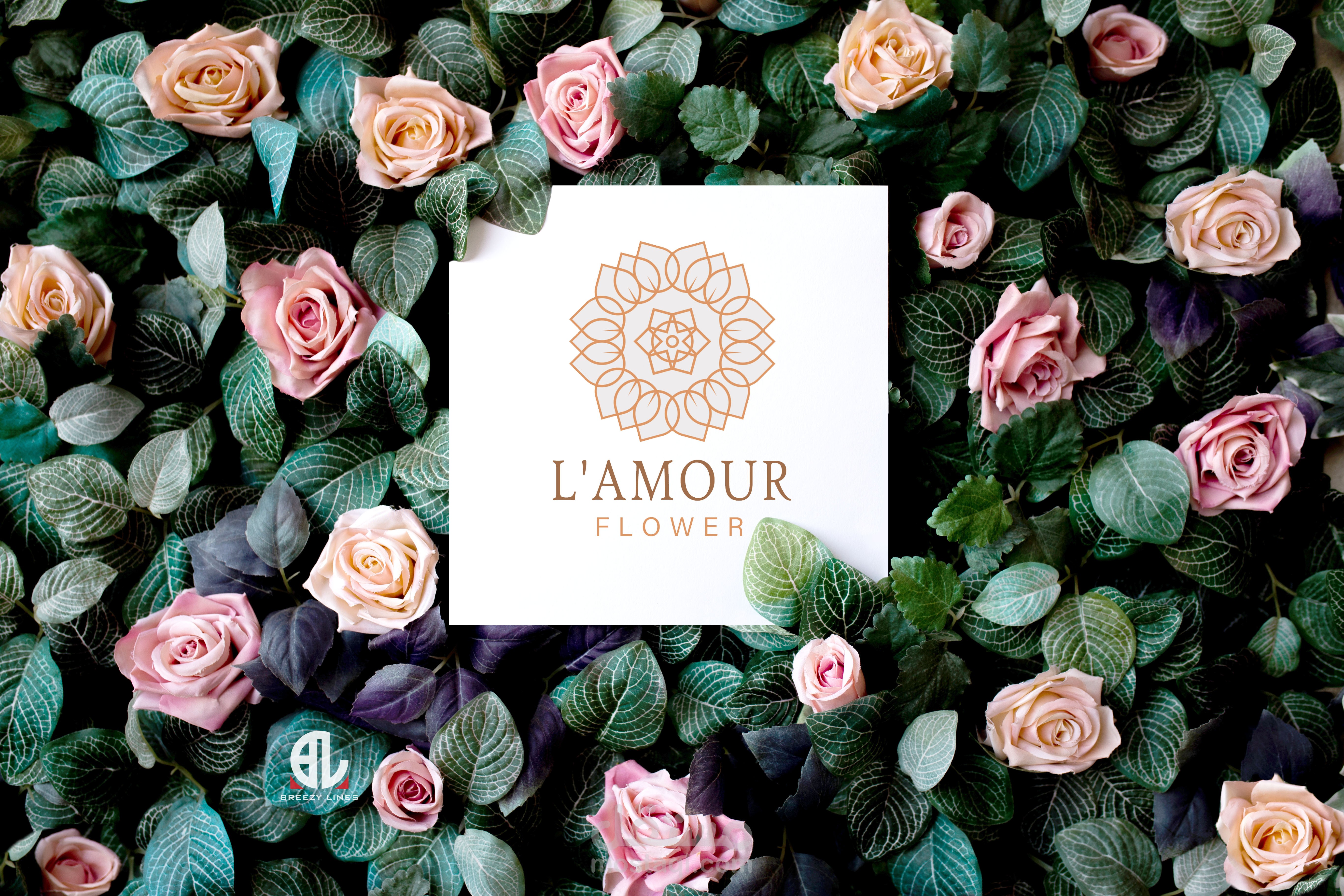 Flower shop logo