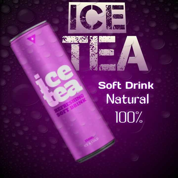 اعلان سوشيال ميديا لمنتوج ice tea