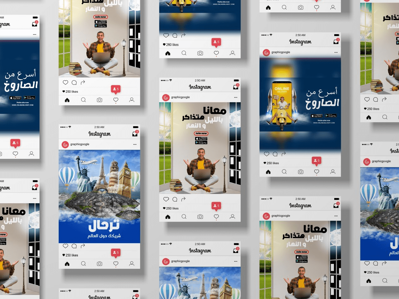 تصميمات سوشيال ميديا