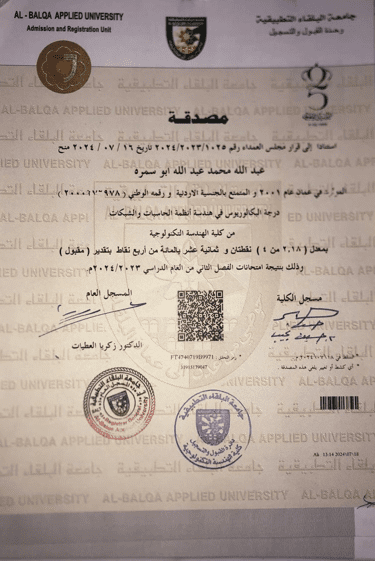 bachelor certificate