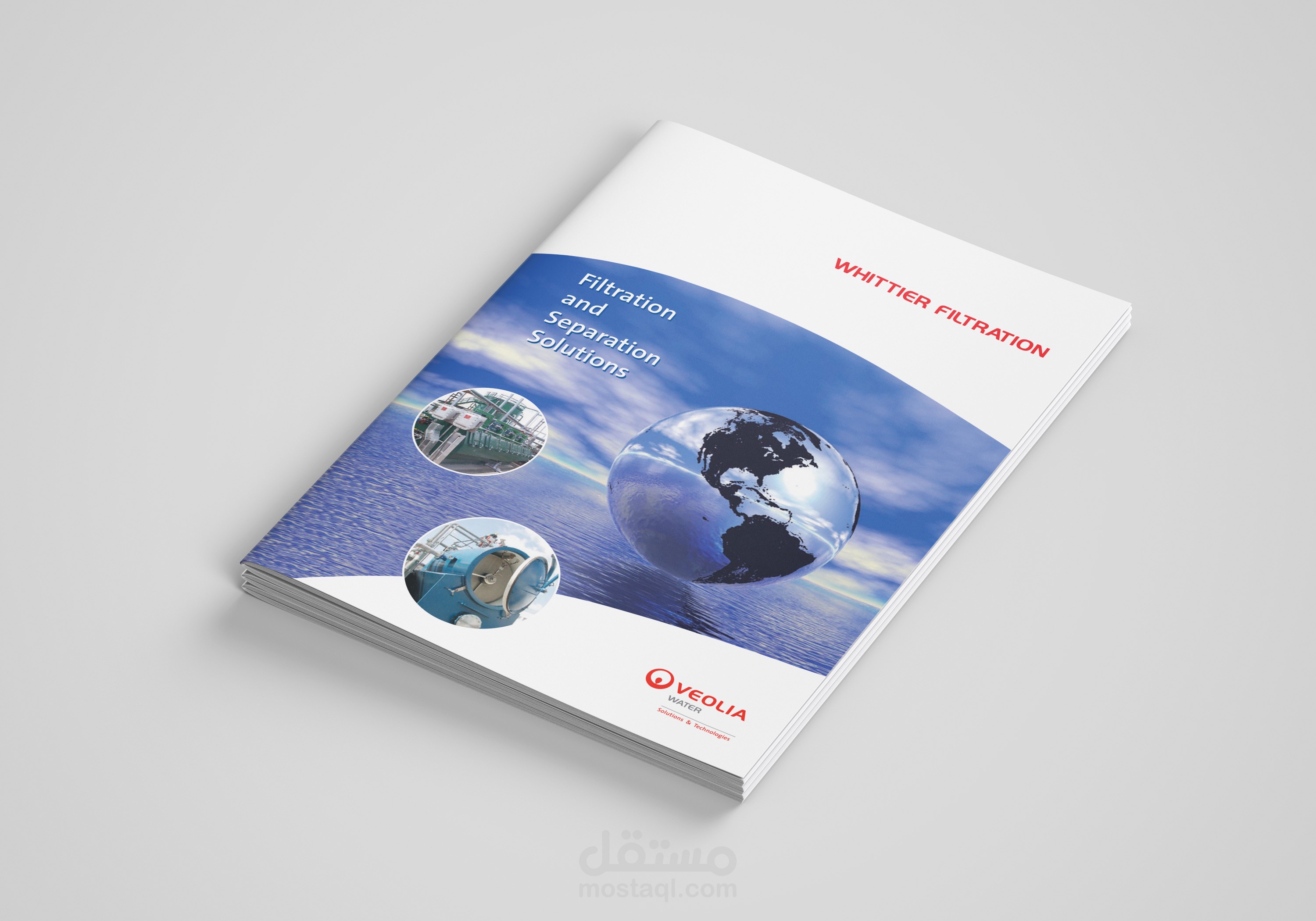 بروشور احترافي لشركة فيوليا / A4 brochure Veolia CO