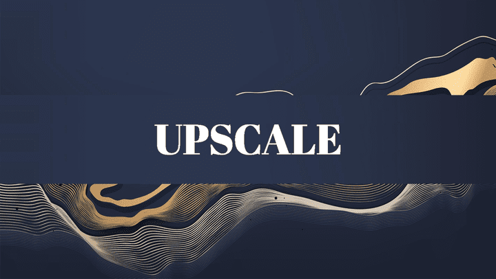 Landing page website for upscale digital agency