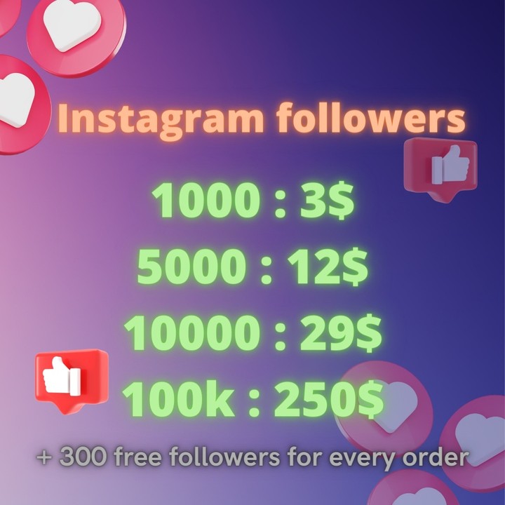 Instagram followers