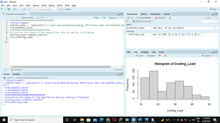 تحليل احصائى بواسطة برنامج rstudio