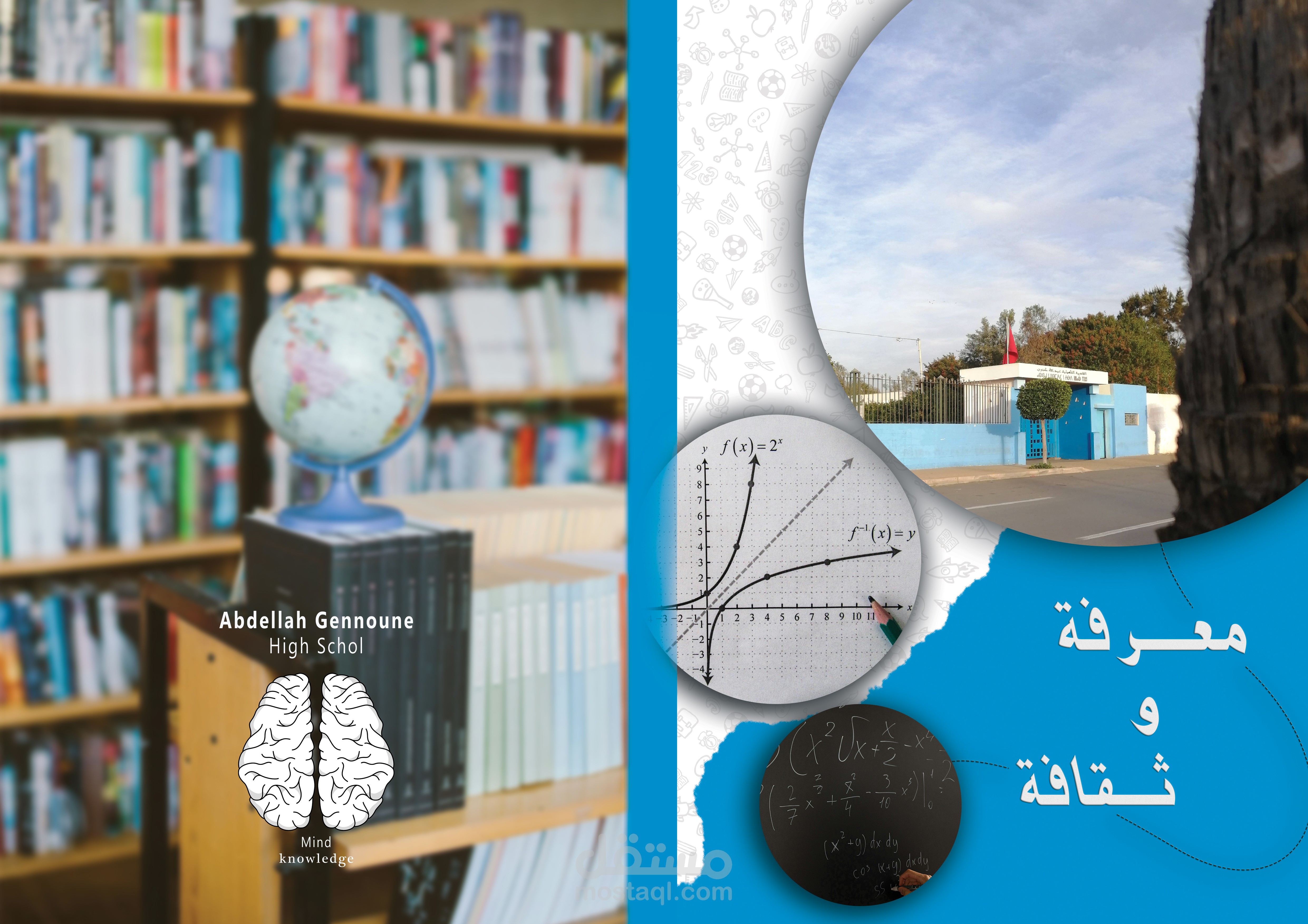 غلاف مجلة مدرسية Knowledge magazine