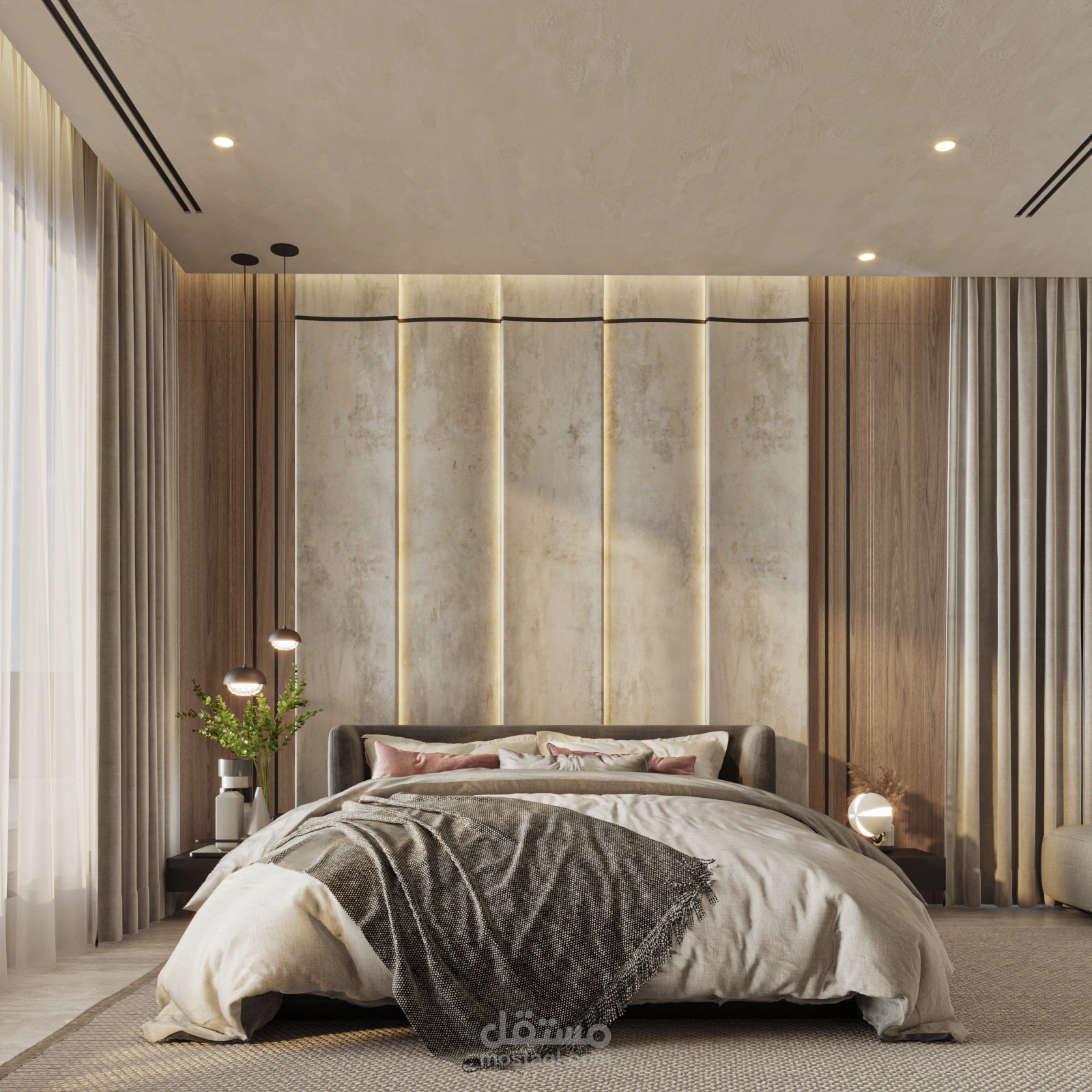 master bedroom style modern