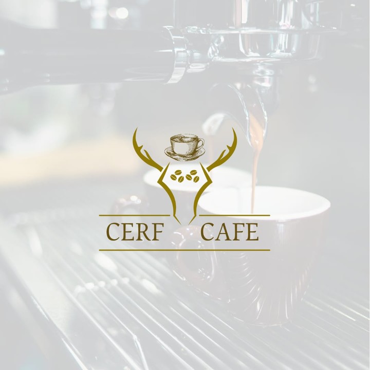 تصميم شعار وهوية بصرية  Cerf Cafe