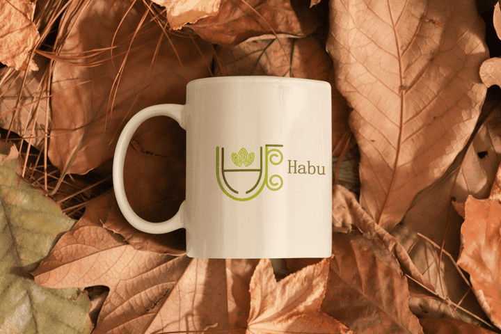 تصميم شعار لمحل تقديم الشاي Habu Tea Shop