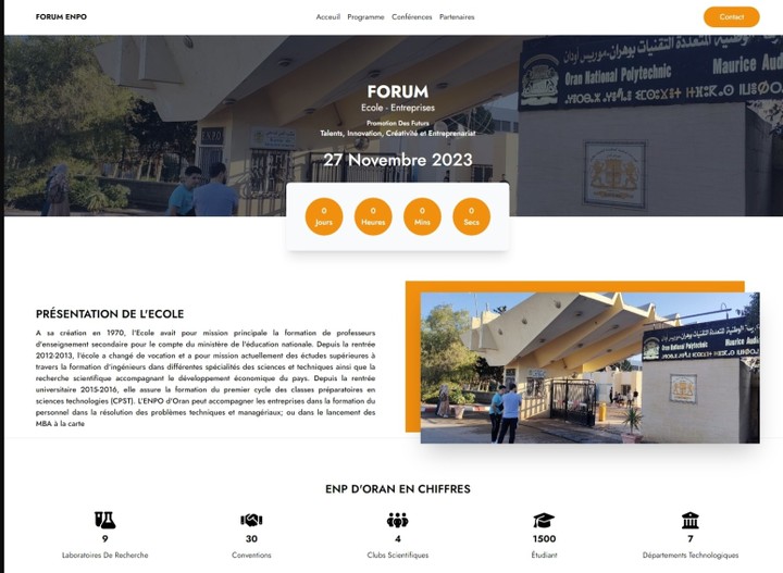 Forum (School-Enterprise) Website