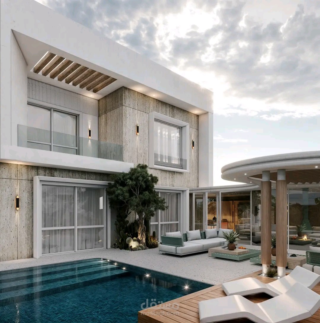 تصميم فيلا بنمط عصري