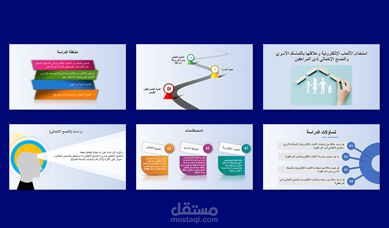 عرض تقديمي بوربوينت بعنوان إستخدام الألعاب الإلكترونبة