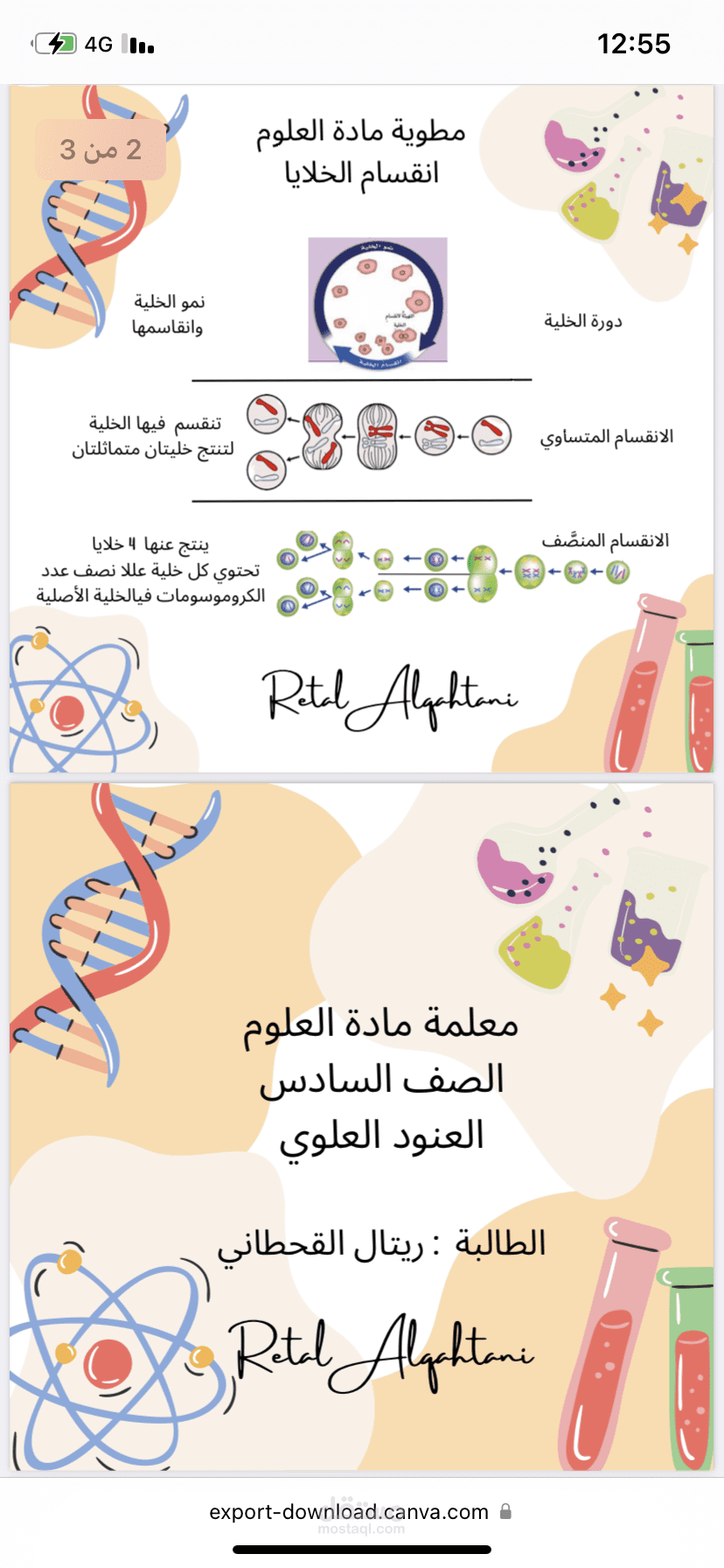 مطويات طالبات