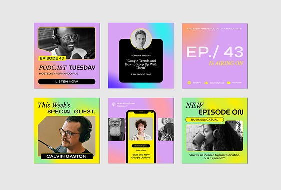 Creative podcast design