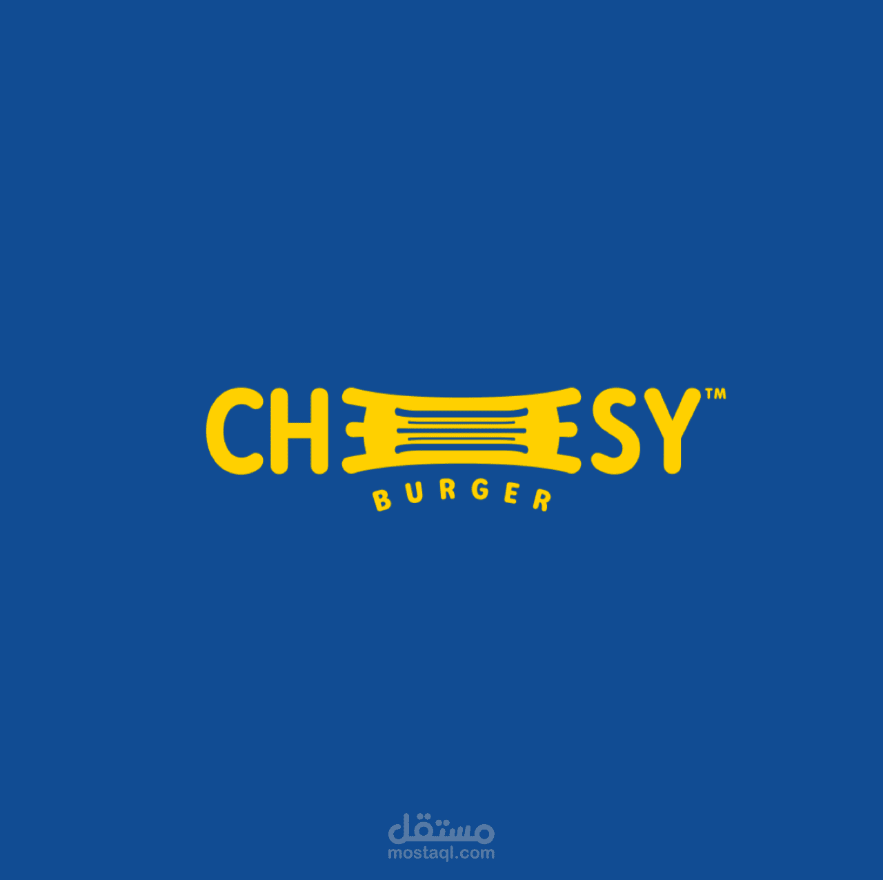 Cheesy Burger Logo