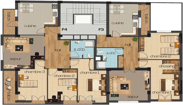 رسم المخططات التنفيذية لجميع لمشاريع التصميمات الداخلية (شقق ، فيلل  )