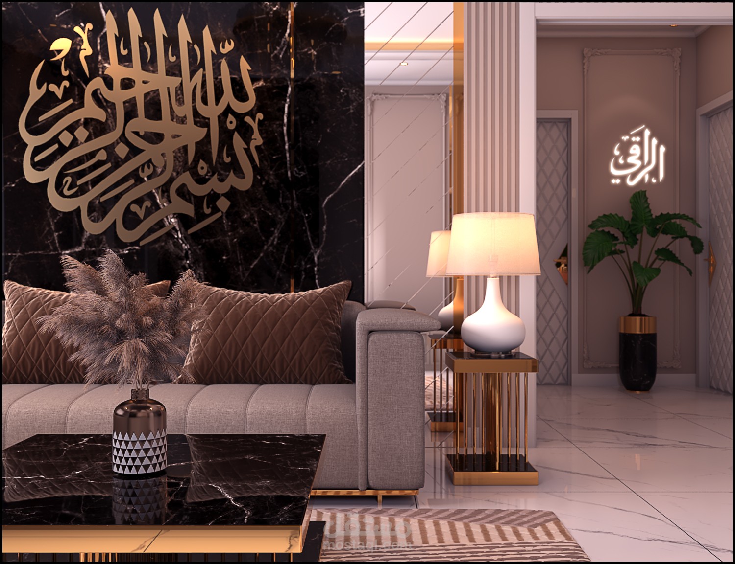 تصميم داخلي لشقة سكنية