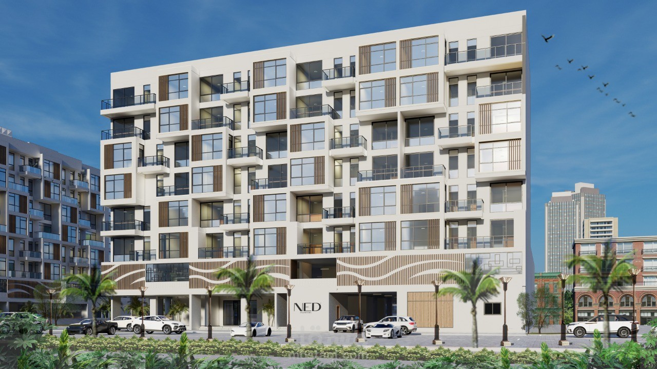 تصميم سكني لعمارة