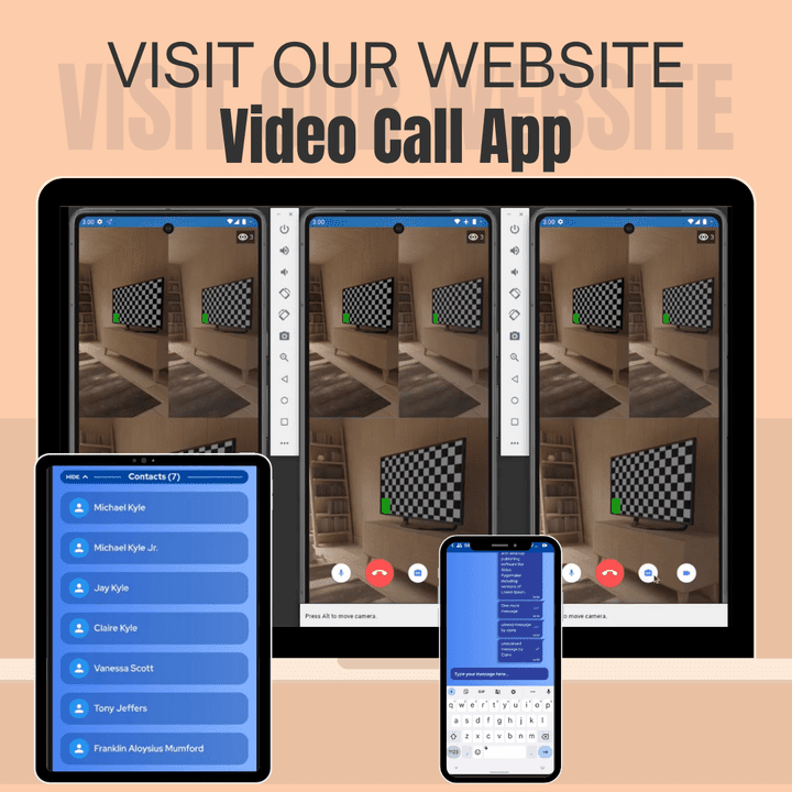 Video + Voice Call App Flutter