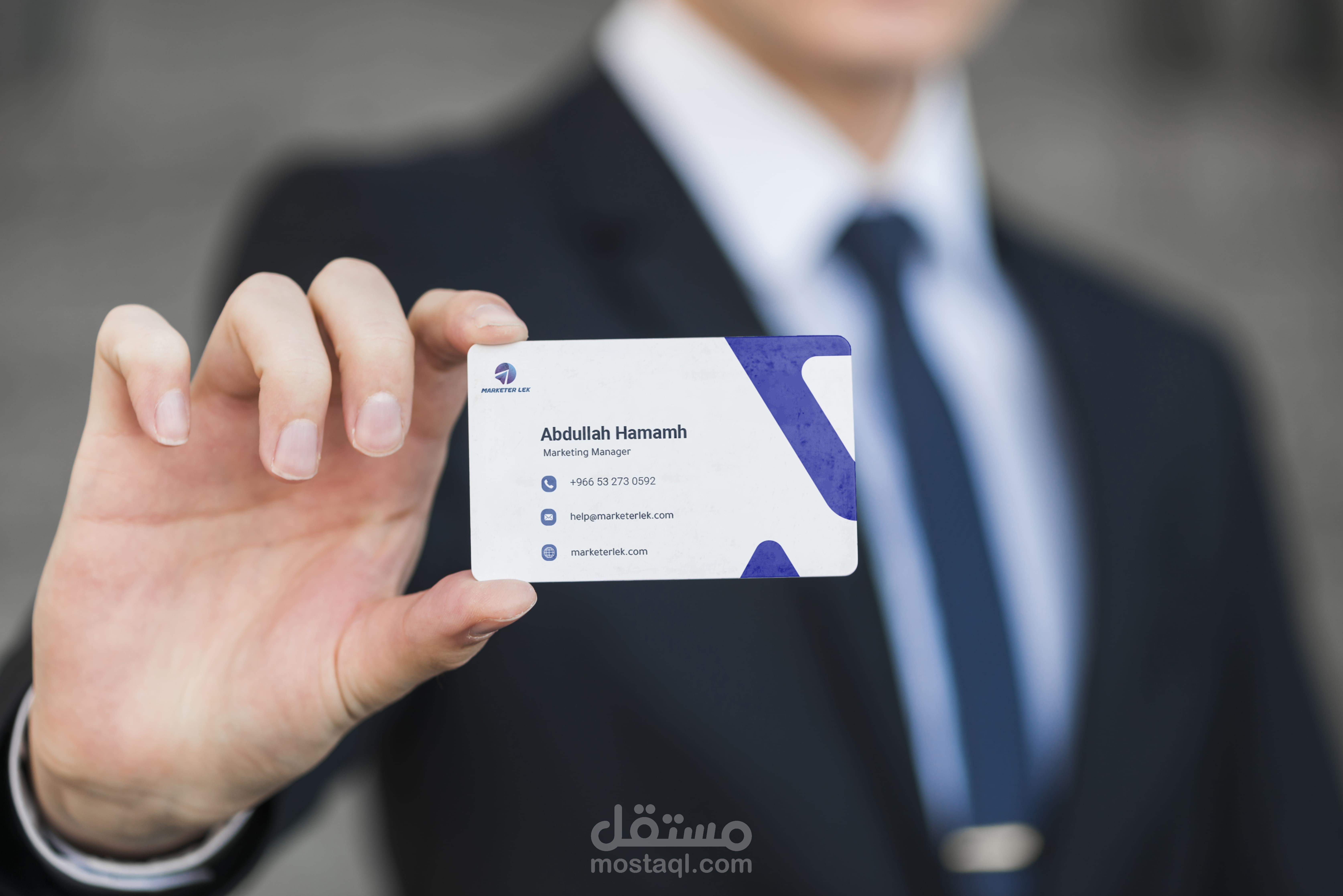 بزنس كارد Business Card لجميع الشركات بجودة عالية.