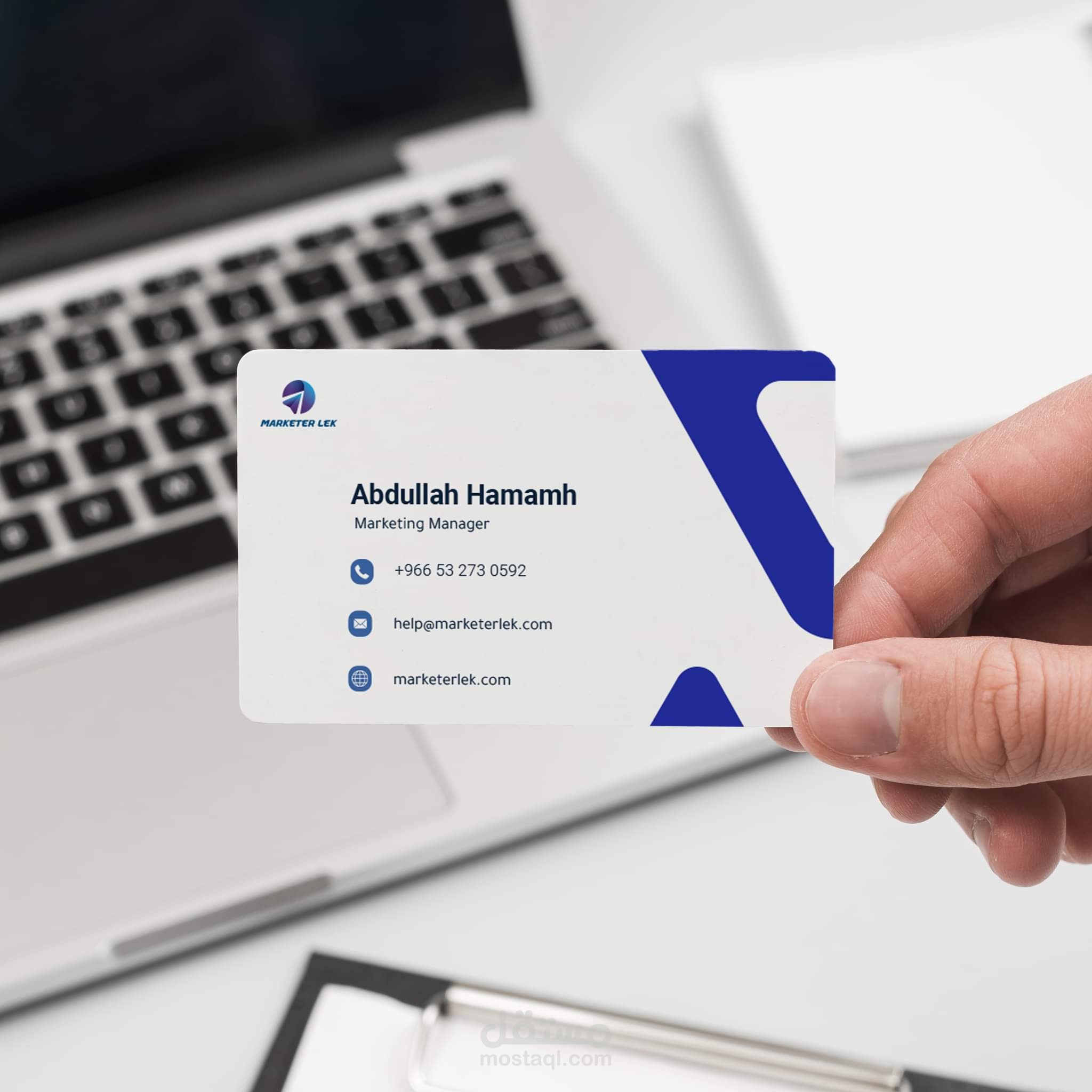 بزنس كارد Business Card لجميع الشركات بجودة عالية.