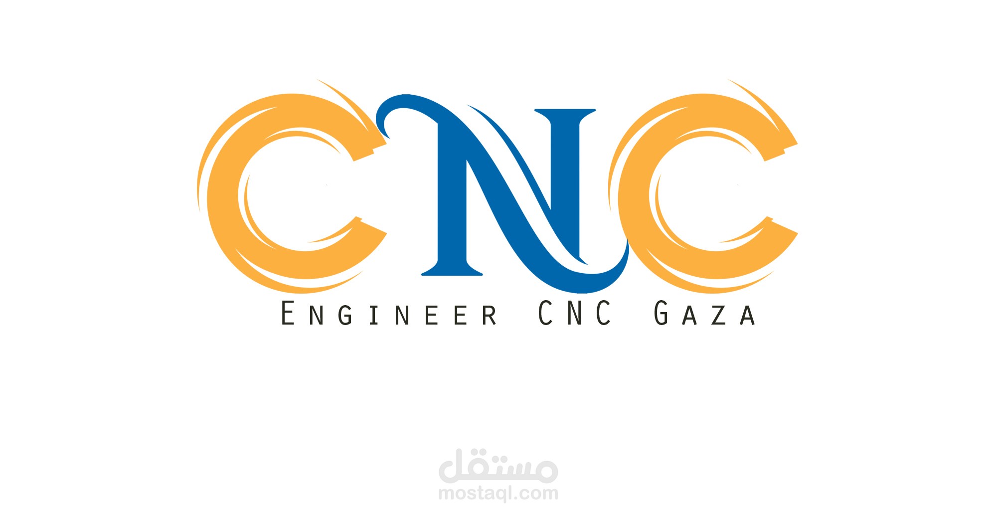 تصميم شعار لورشة Cnc مستقل