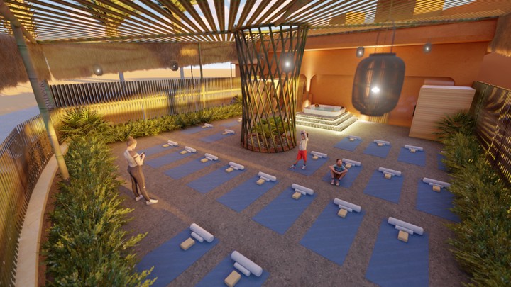 تصميم نادي صحي spa and Yoga