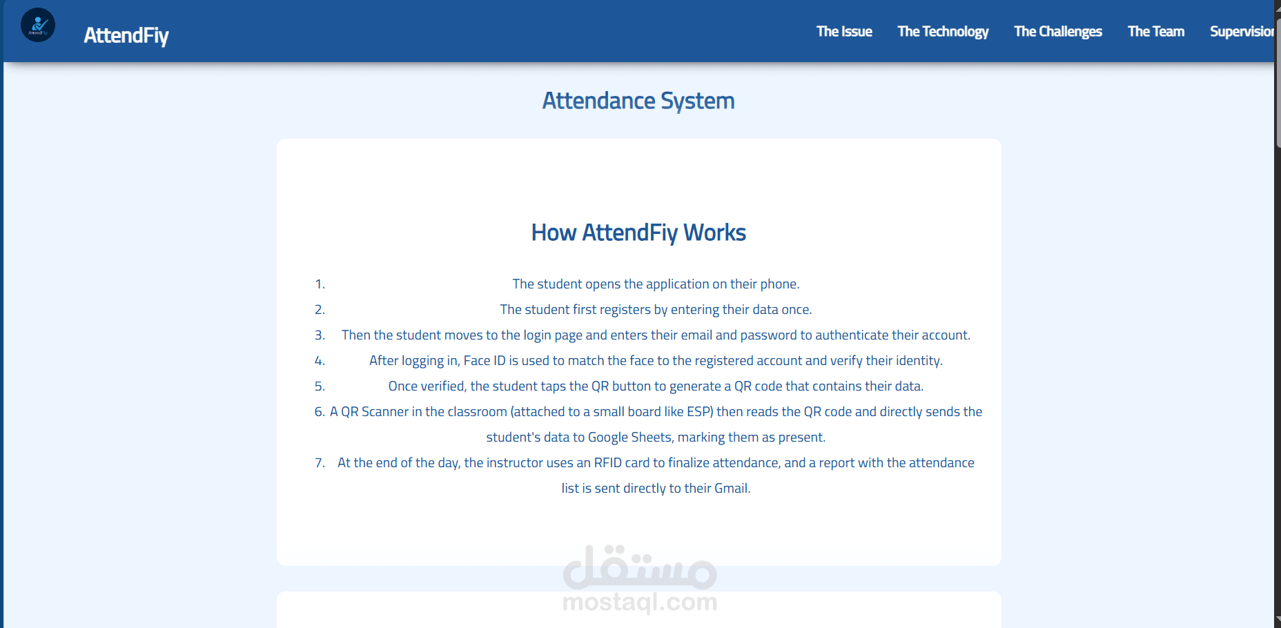 landing page