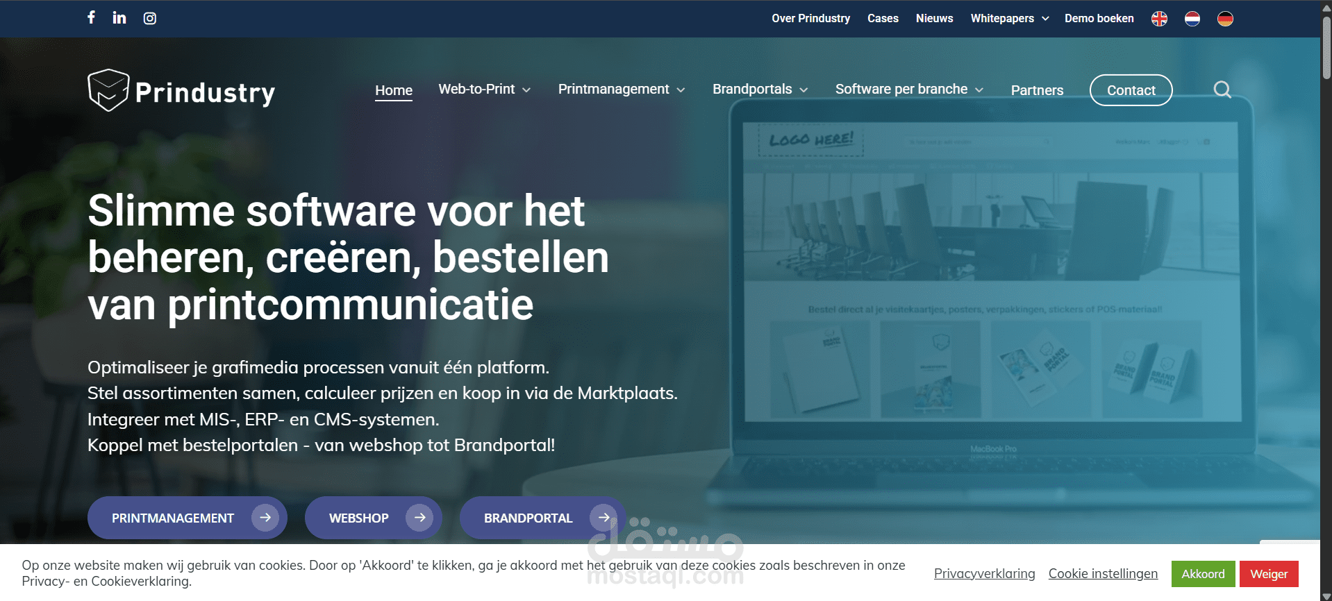 Prindustry SaaS Platform