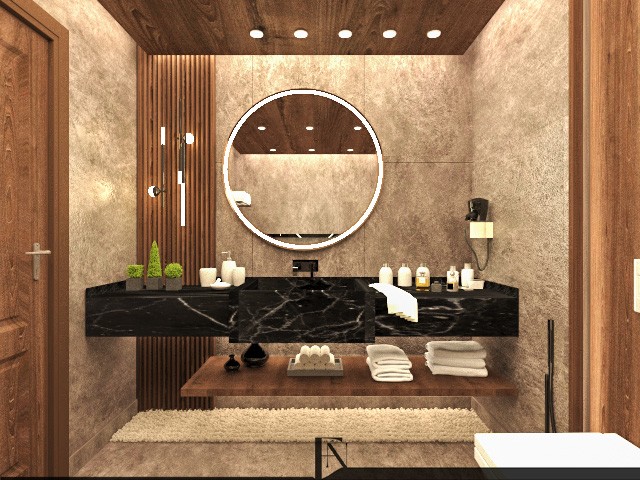 تصميم حمام مودرن / modern bathroom