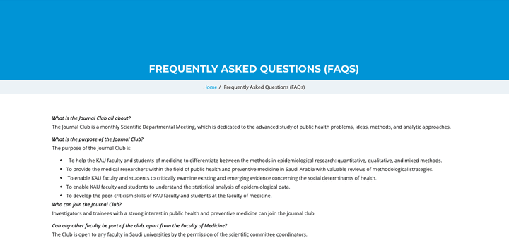 Project No.11274 Frequently Asked Questions FAQS