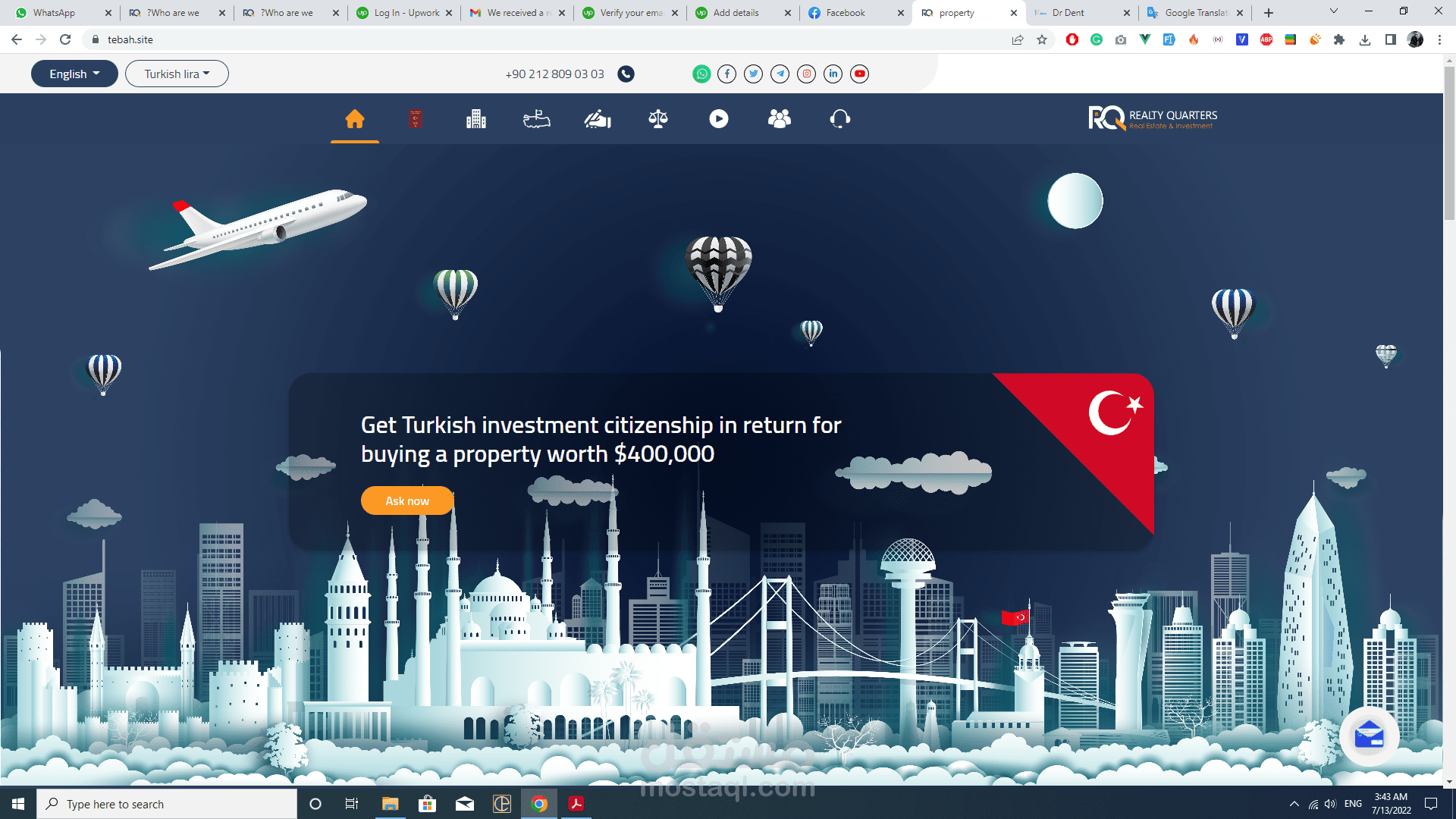 realty quarters مستقل