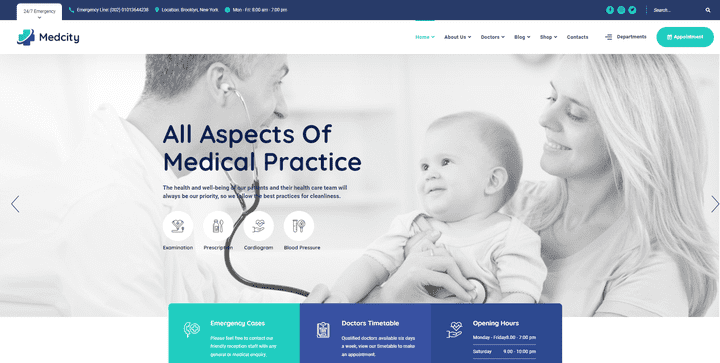 Medcity Medical Healthcare HTML5 Template