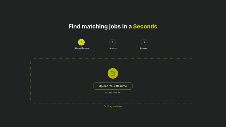 job matcher (Ai) / تصميم موقع تحديد مهارات وتطوير باستخدام الذكاء الاصطناعي