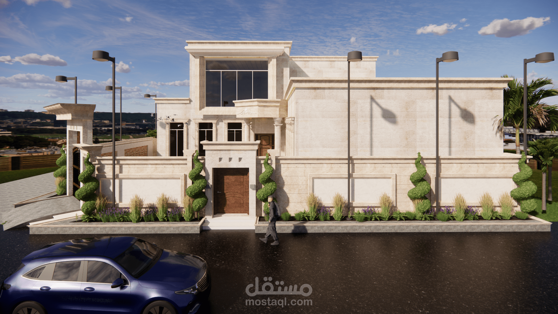تصميم واجهات مجلس في السعودية