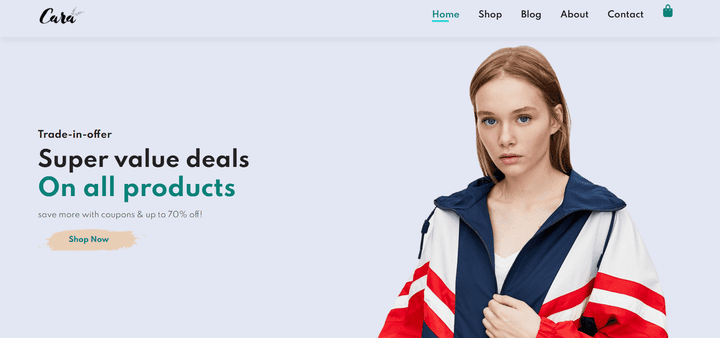 E-commerce website