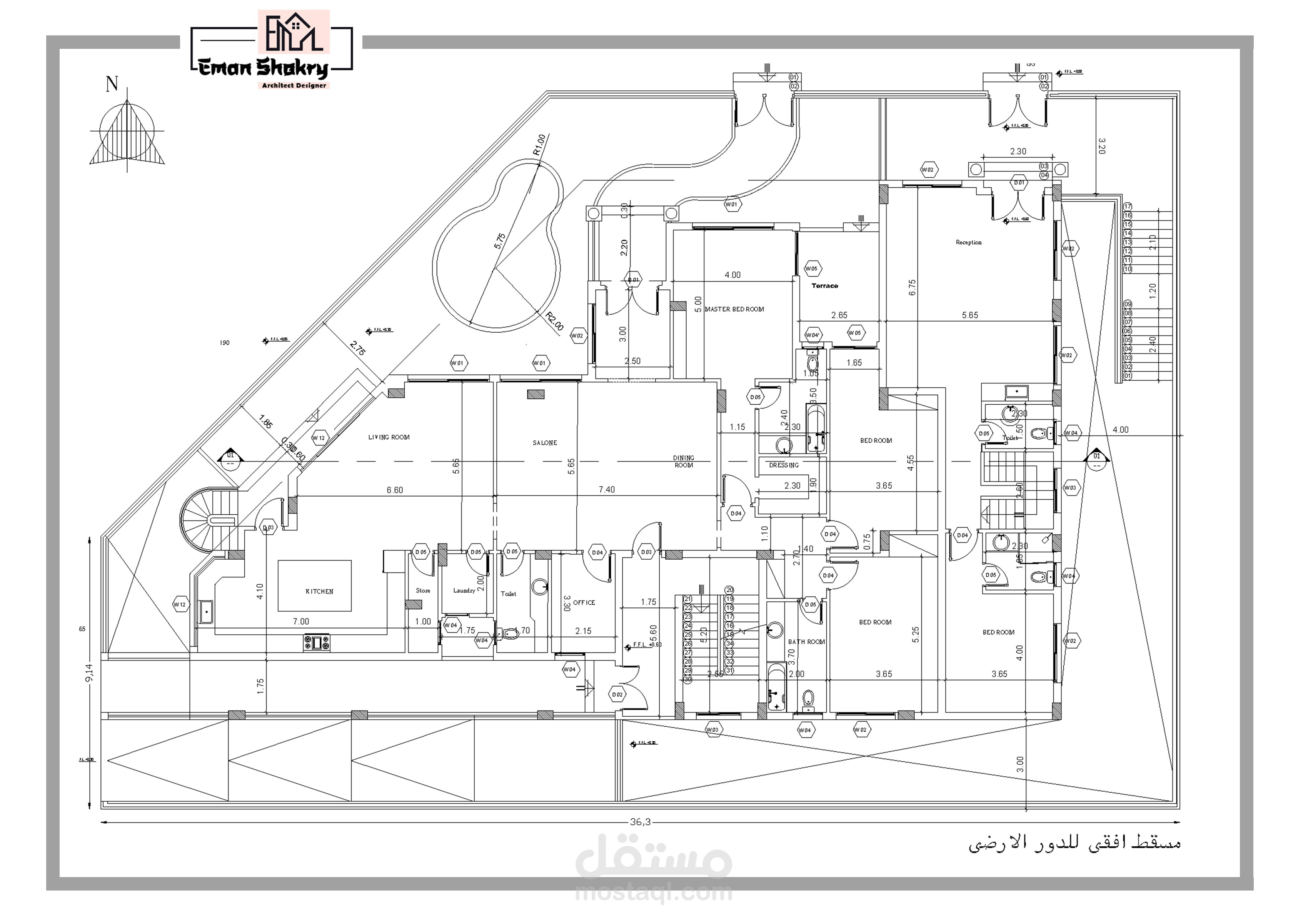 Villa Design 2D & 3D