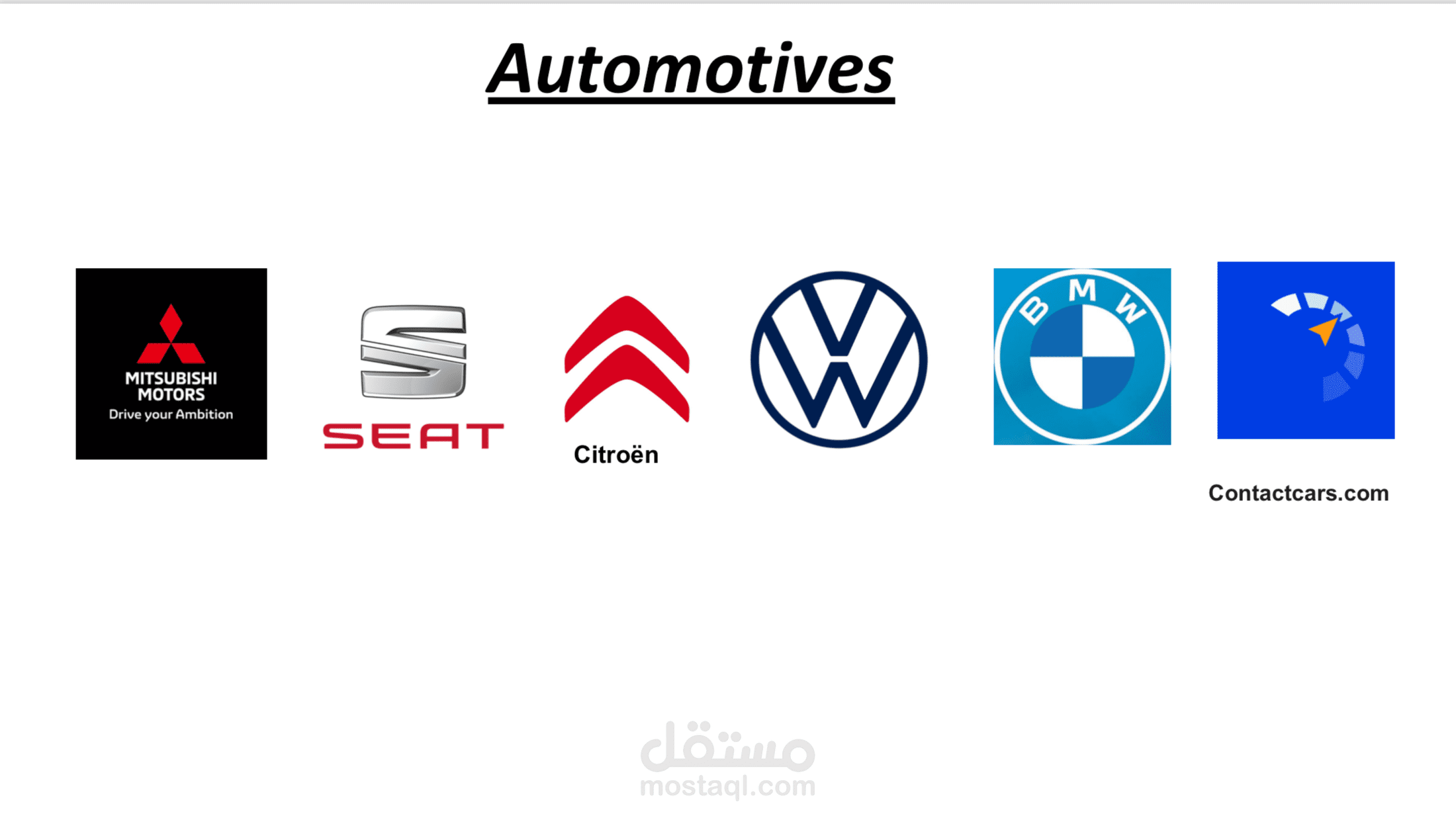 Automotives accounts