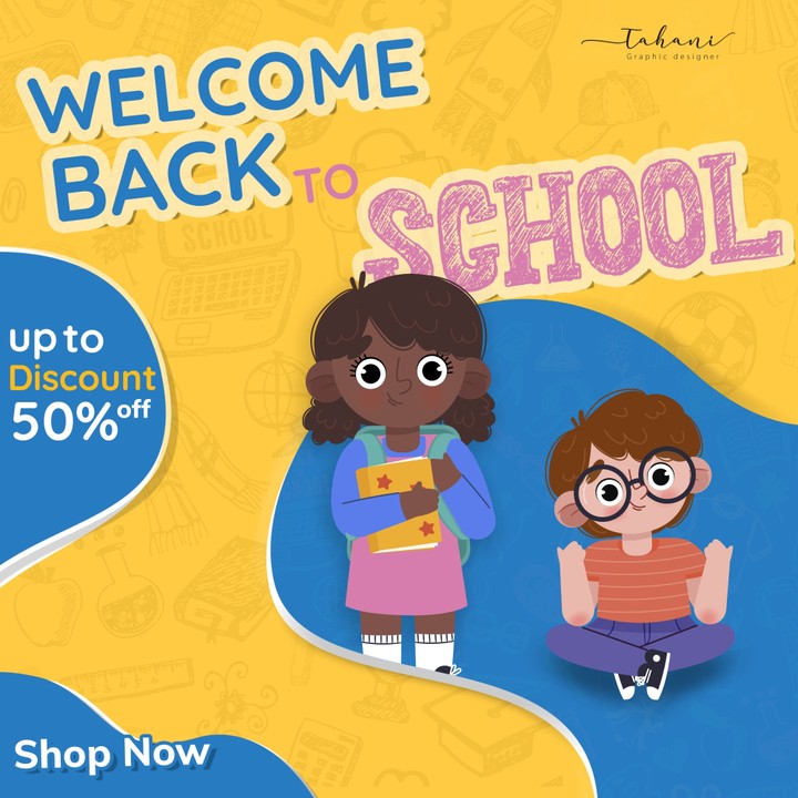 بوستر العودة إلى المدرسة _ Back to school