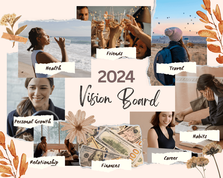 I will create a digital vision board to help you achieve your goals and dreams